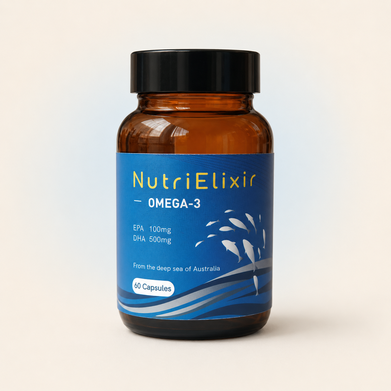 Nutri Elixir鱼油1000mg产品瓶